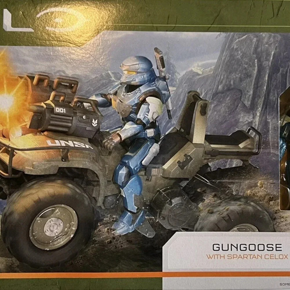 NEW HALO Infinite Series Wave 3 Gungoose & Spartan Celox Figure Play Set - Picture 1 of 5